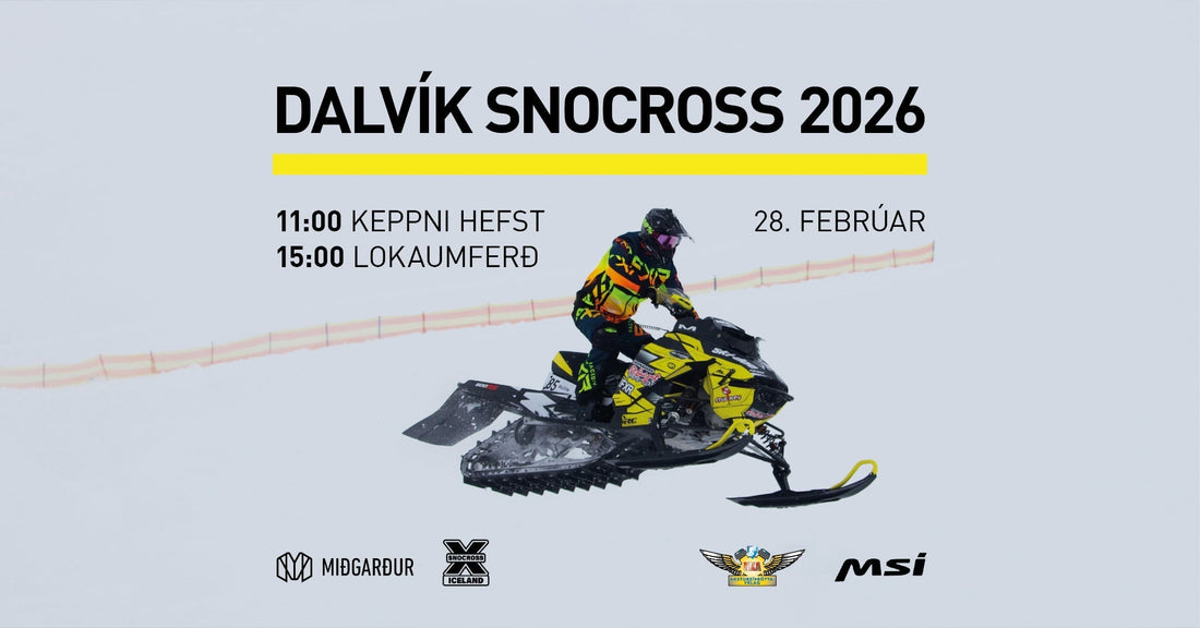 Snocross keppni Skíðasvæðinu Dalvík 28.02.26